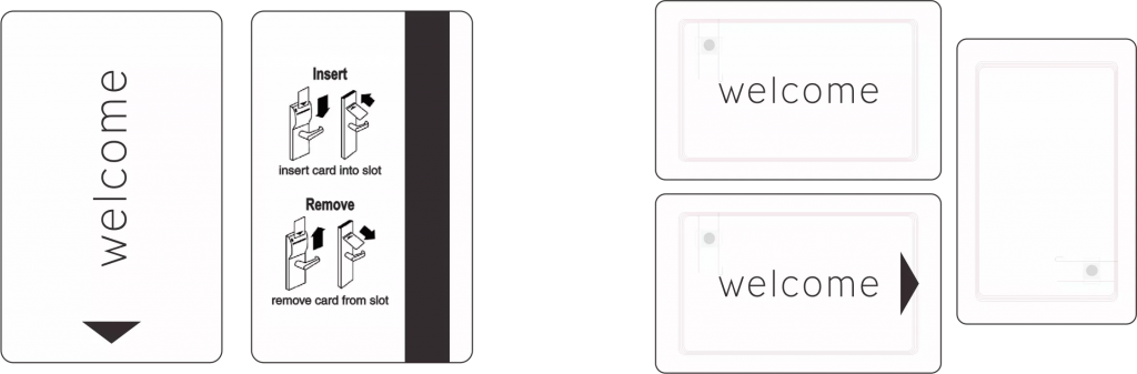 hotel key card