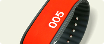silicone wristband Serial Number