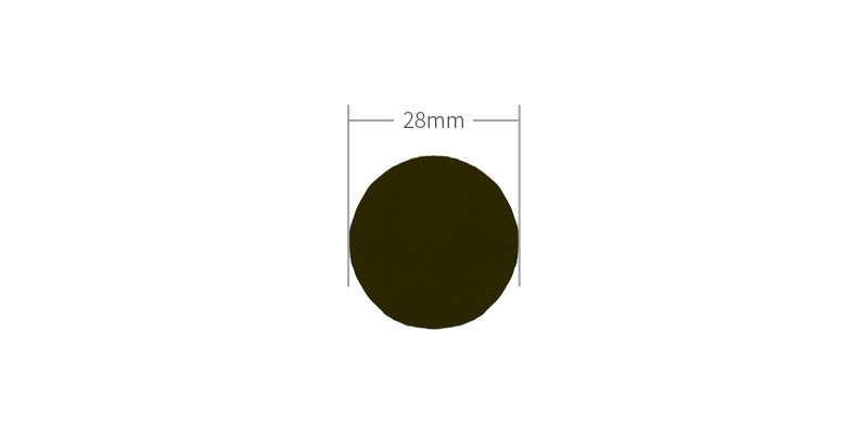 Custom NTAG 213 NFC RFID φ28 Flexible Anti-metal Tag Ferrite 6