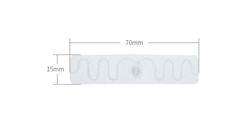 Farbic Sewing U8U9 RFID laundry Tag 7015mm 5